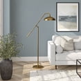 thumbnail image 5 of Henn&Hart 32" Lampadaire en Métal Finition Laiton, 5 of 5