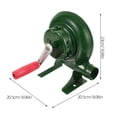 thumbnail image 2 of HEATSHAKING Fire Blower for BBQ Iron Green 1Set with Simple Design for Outdoor Use, 2 of 8