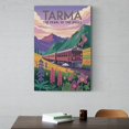 thumbnail image 6 of Tarma Peru Vintage City Travel Poster with Mountain Train And Floral Landscapes Canvas Poster, 6 of 8