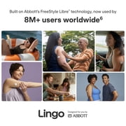 Lingo Continuous Glucose Monitor (CGM) & App. Made by Abbott. Know the Impact of What You Eat. 1 Lingo Biosensor Lasts Up To .