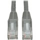 Eaton Tripp Lite Series Cat6 Gigabit Snagless Molded (UTP) Ethernet Cable (RJ45 M/M), PoE, gray, 35 ft. (10.67 m) RJ-45 (m) CAT 6 - Câble de Raccordement - à RJ-45 (M) - 35 ft - UTP - - IEEE 802.3ab/IEEE 802.5 - Moulé, Sans Accrochage, Solide - Gris – image 5 sur 7