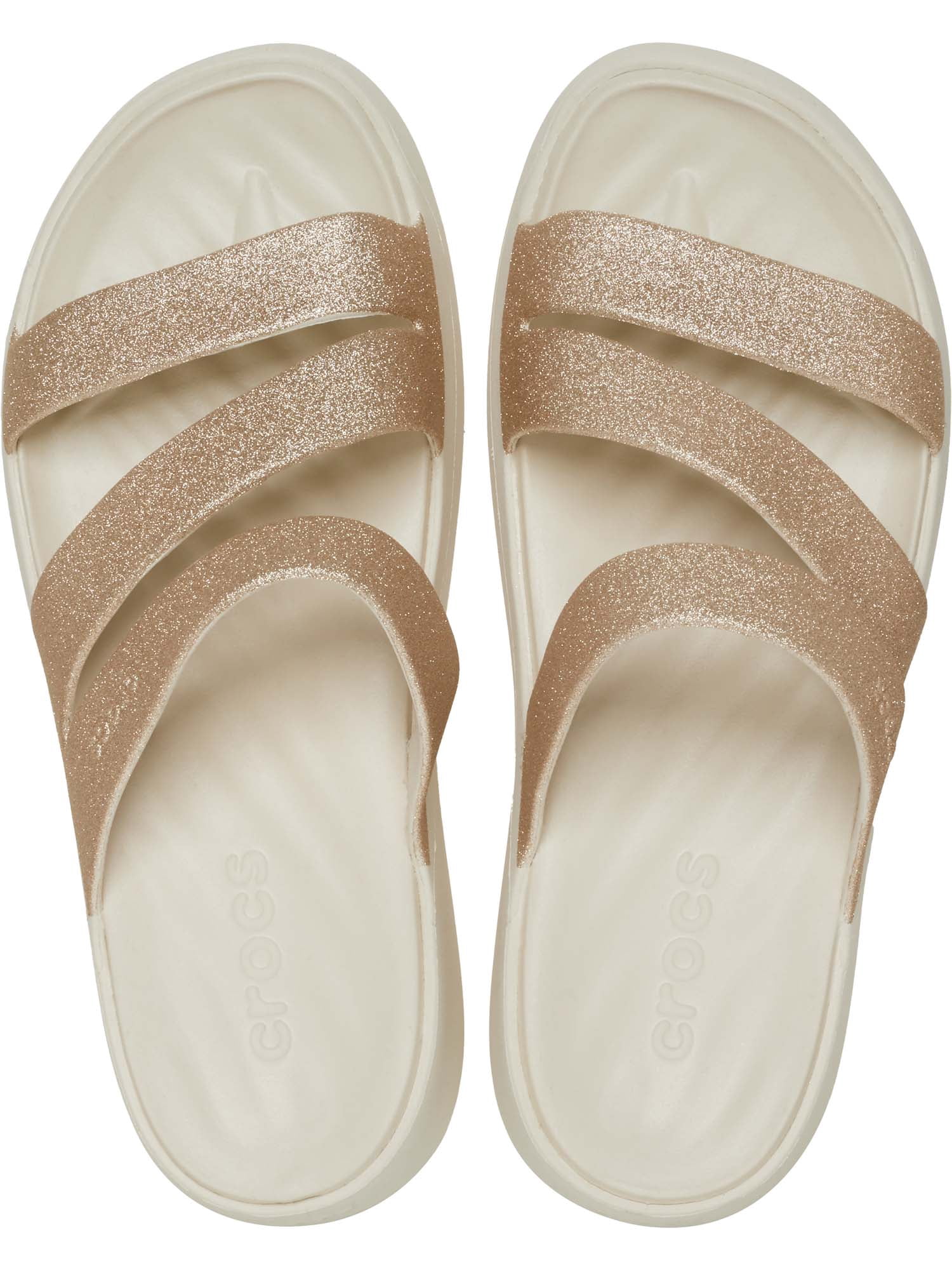 Crocs Women's Getaway Glitter Strappy Sandal