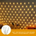 thumbnail image 7 of DAYBETTER Christmas Net Lights Outdoor, Warm White Waterproof Mesh Fairy String Lights, 12ft*5ft 360 LED with 8 Modes Plug in, for Bushes Garden Party Decoration, 7 of 7