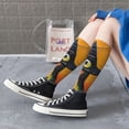 thumbnail image 5 of Daiia Sports Socks Abstract Funny Duck Printed Novelty Crew Socks for Men Women Knee High Socks Cotton Socks Soft & Breathable Support Unisex Socks, 5 of 9