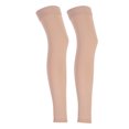 thumbnail image 4 of Los calcetines de compresión previenen las venas varicosas, los calcetines con punta abierta en el muslo, medias de soporte, 4 of 8