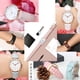 thumbnail image 5 of Minnieouse Correas de reloj ligeras y duraderas de piel de vaca hechas de materiales de primera calidad Correa de reloj Correa de reloj Regalos Relojes Hebilla de oro rosa 18mm, 5 of 6