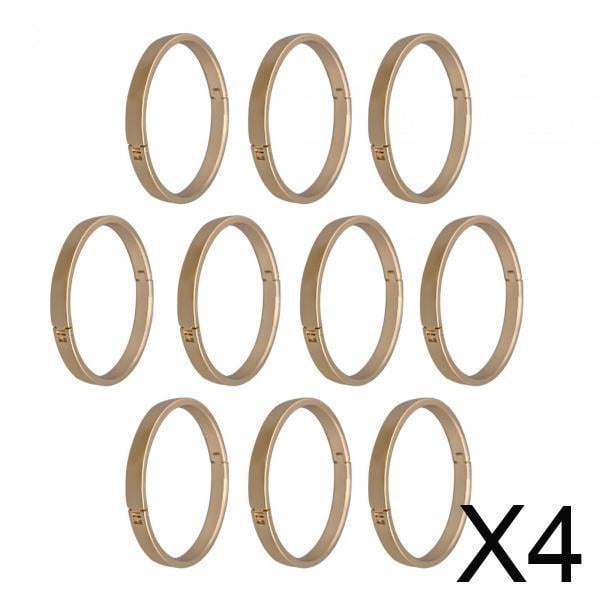 anillos de calendario,Anillas para carpetas de hojas sueltas,pequeñas,de 1 pulgada,color dorado,Anillos de metal para libros,anillos de calendario para manualidades,Anillos para