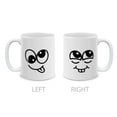 thumbnail image 2 of WIRESTER 11oz 325ml Ceramic Tea Cup Coffee Mug With Handgrip For Gift, Birthday, Anniversary, Christmas - Cute Cartoon Face Expression, 2 of 7