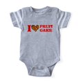 thumbnail image 1 of CafePress - I Love Fruitcake - Cute Infant Baby Football Bodysuit, 1 of 1