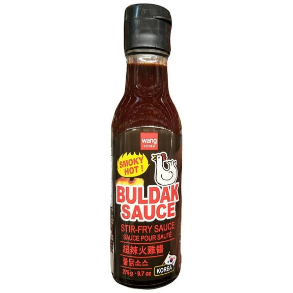 Wang Korea - Buldak Sauce Stir-Fry Sauce (Smoky Hot), 9.7 Ounces, (1 Bottle)