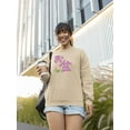 thumbnail image 2 of Obon Festival Japanese  Katakana Sweatshirt Women -Image by Shutterstock, Female Small, 2 of 4