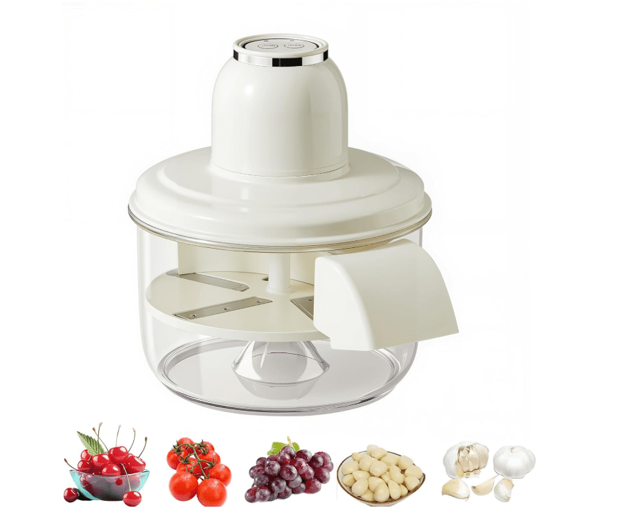 Electric Automatic Fruit and Vegetable Peeler with 50W Motor,1300 RPM,Rechargeable Battery,Compact 8x8x9 Inches,Easy to Clean for Apples Potatoes Carrots Mangoes Kiwi