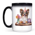 thumbnail image 2 of Happy Mother's Day Papillon with Sweets and Flowers at a Picnic Heat Color Changing Mug Pap Butterfly Dog Lover Magic Coffee Mug - 13005, 2 of 4