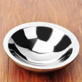 thumbnail image 4 of Reheyre Polished Food Grade Stainless Steel Fruit Dish - Silver Color - Large Capacity Serving Bowl - Household Supplies, 4 of 8