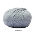 thumbnail image 3 of Staron Hand-Woven Medium Coarse Wool Yarn for Knitting, 2.0mm Diameter Soft Warm Merino Wool Skein for Scarves Hats Sweaters, Craft Knitting Yarn Ball, 3 of 5