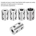 thumbnail image 5 of 6 Pcs 8mm to 8mm Shaft Coupler Connector L22mm x D14mm Rigid Coupling Set with 24 Screws & Hex Wrench, 5 of 6
