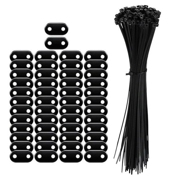 For PVC Weatherproof Clips for Mounting Privacy Screens 50 or 100 Pack
