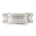 thumbnail image 4 of 925 Sterling Silver 7mm Band Size 10 Ring Wedding Fancy, 4 of 10