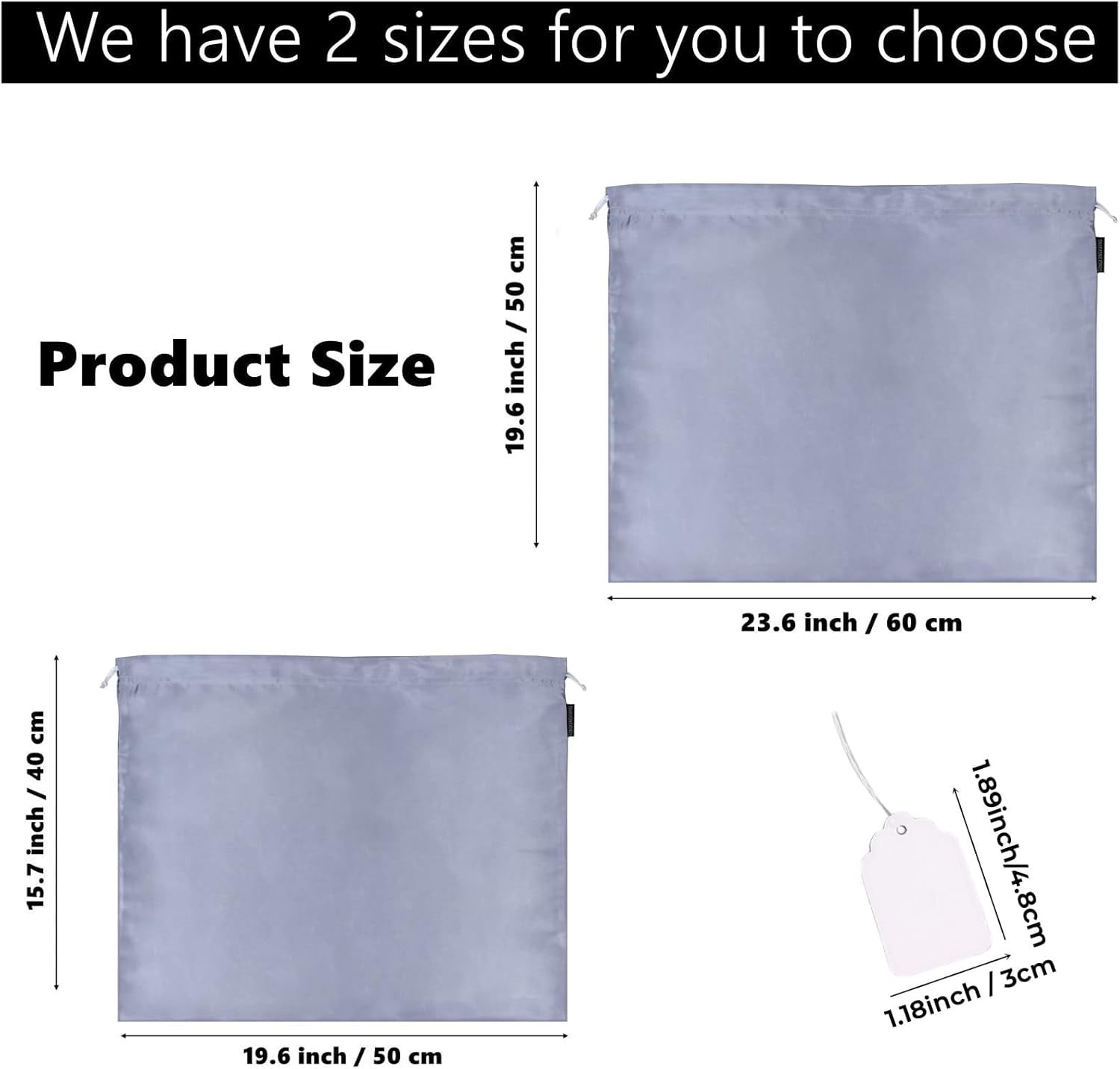 Silk Handbag Dust Cover Storage Bags for Purses, Shoes, Boots & Travel