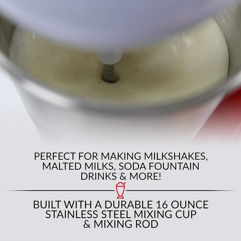 Nostalgia Coca-Cola Two-Speed Milkshake Maker & Malt Machine