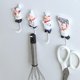 thumbnail image 4 of 4x Gancho de Enchufe de Alimentación Móvil Cook Fat Chef Organizador de Decoración de Pared Ganchos Adhesivos Gancho de Puerta de Pared para El Hogar, Sunnimix Gancho de pared de resina, 4 of 8