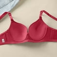 thumbnail image 5 of Ohufall Wireless Bras for Women - V Neck Padded Seamless Adjustable Straps Bralettes, Everyday Basic Sleeping Bras, Soft T-Shirt Bra, 36B/C-46B/C, 5 of 6