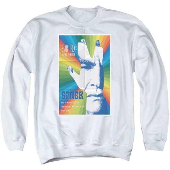 Star Trek Tng Season 3 Episode 23 Adult Crewneck Sweatshirt White