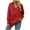 Wine-Fashion Sweatshirts, variant on Xcmzpl Women's Hoodies Loose Fit Solid Color Hooded Sweatshirt Travel Sweater Tops Cotton Long Sleeve Shirts Fall Clothes