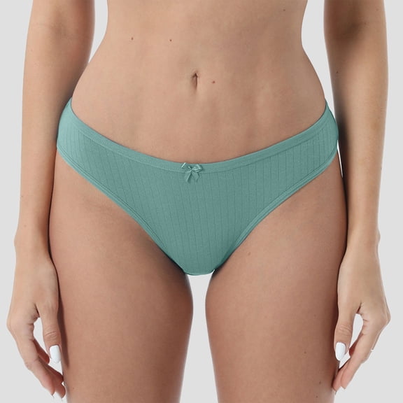 Women's Low Waist Breatheable Briefs Solid Color Crotch Underwear Panties Light Lace Panties for Women Lane Dress 18 Vintage Thong Panties Bras for Women Womens Nylon Panties Lacy Panties Set plus