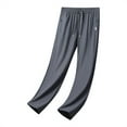 thumbnail image 7 of Men's Stretch Quick Drying Casual Pants Elastic Waist Drawstring Comfortable Lightweight Breathable Active Wear Men's Dress Pants Slim Fit Lounge Adjustable Waist, 7 of 7