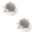 thumbnail image 1 of 200 piezas de ganchos de anillos de cortina de ducha de hierro en forma de pera, 1 of 5