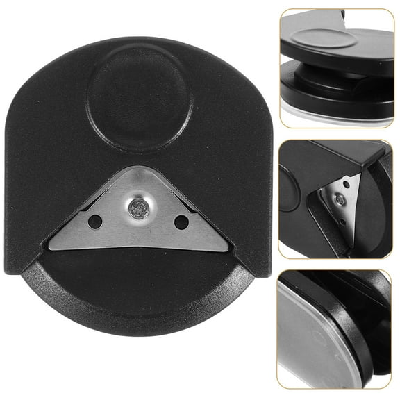 OUNONA Corner Rounder Punches for Paper Crafts Scoring Cutter Black