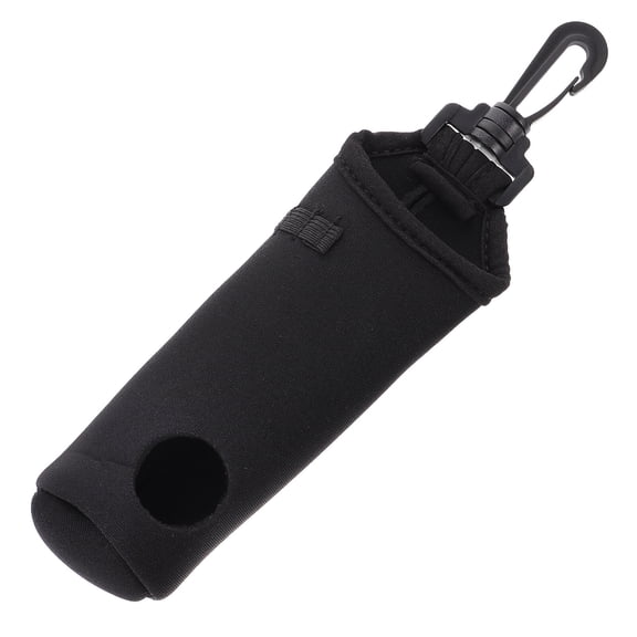 CATIEBYE Black Golf Tee Holder for Training Practice - 1 Set, Lightweight and Portable