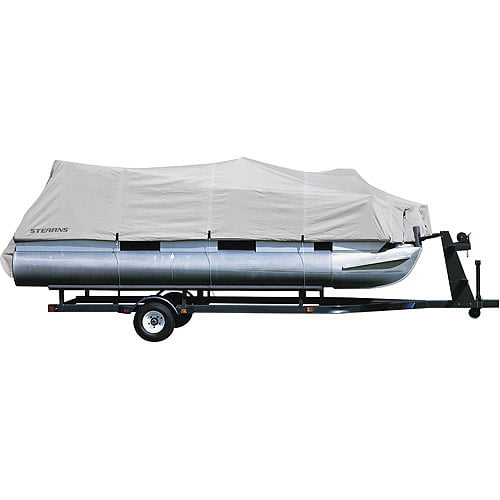 Classic Accessories Hurricane Pontoon Boat Storage Cover, Grey