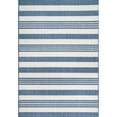 thumbnail image 3 of nuLOOM Robin Multi Stripe Indoor/Outdoor Blue 5' 3" x 7' 6" Coastal Area Rug, 3 of 5