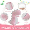 thumbnail image 3 of Furvana Lindo Dinosaurio Peluche Animal Peluche Adorable Suave Dino Peluches Dinosaurio Juguete Peluches Y Regalos De Cumpleaños para Niños Niñas Niños (Rosa 10 Pulgadas), 3 of 5