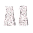 thumbnail image 7 of Naloa Cute Rabbit Print Women's Summer Spring Casual Beach Sundress,Vacation Sleeveless Tank Crewneck Loose Dresses, 7 of 7