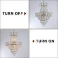 thumbnail image 3 of Jopath Gold Crystal Chandeliers,Large Contemporary Luxury Ceiling Lighting for Living Room Dining Room Bedroom Hallway, 3 of 8