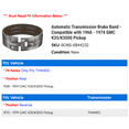 thumbnail image 2 of Automatic Transmission Brake Band - Compatible with 1968 - 1974 GMC K35/K3500 Pickup 1969 1970 1971 1972 1973, 2 of 2