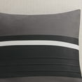 thumbnail image 5 of Madison Park King Palmer 7-Piece Comforter Set, Black, 5 of 6