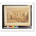 thumbnail image 2 of Historic Framed Print, Portico of the temple of Kalabshe.David Roberts, R.A., 17-7/8" x 21-7/8", 2 of 9