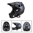 thumbnail image 2 of Casco de bicicleta de cara completa, casco de bicicleta transpirable para montar en scooter y desplazarse Largo 59cm a 61cm, 2 of 8
