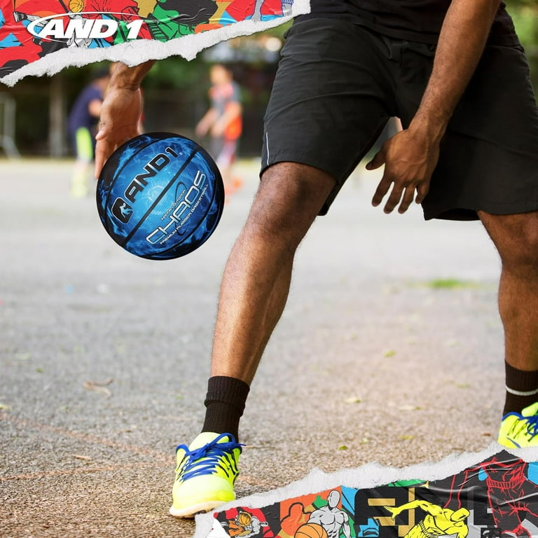 AND1 Chaos Rubber Basketball: Size 7 (29.5 inches) Deep