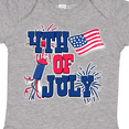 thumbnail image 4 of Inktastic 4th of July with Fireworks American Flag and Rocket Boys or Girls Baby Bodysuit, 4 of 5