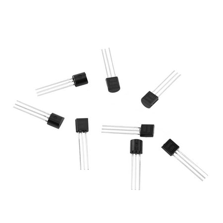 

Gegong Transistor Semiconductor Triode 600Pcs 15 Types Mixed Transistors TO‑92 Assortment Transistor Box Kit