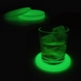Button Cup Glass Mat Luminous Coffee Insulated Silicone Mat Place Drink Kitchen，Dining & Bar