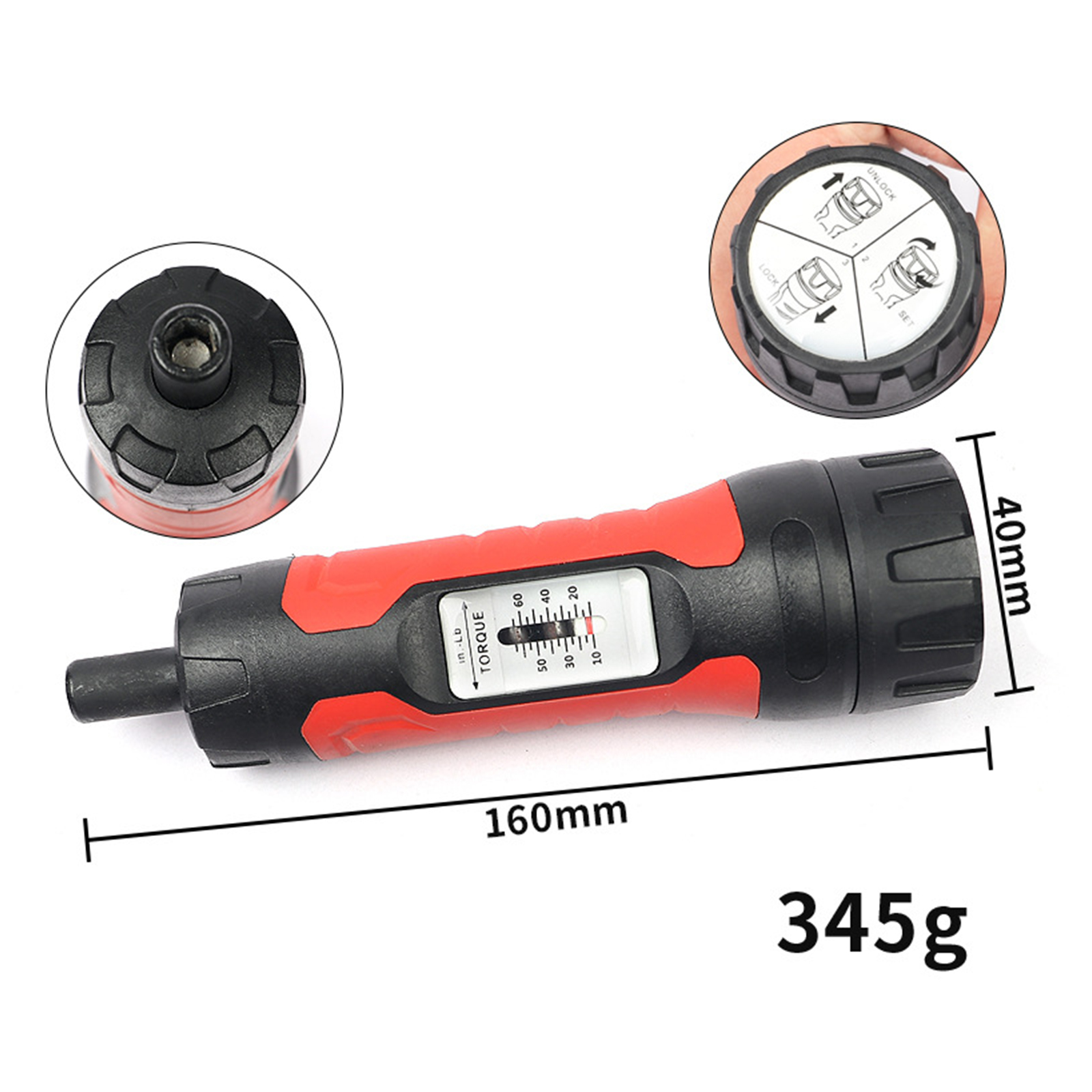 Torque Screwdriver 1/4" Drive Screwdriver Torque Wrench Handheld Maintenance