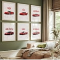 thumbnail image 2 of Ferrari Canvas Poster LaFerrari F40 Posters Racing Car Canvas Wall Art Vintage Super Car Poster For Boy's Bedroom Aesthetic Unframed 8x12 Inch, 2 of 4