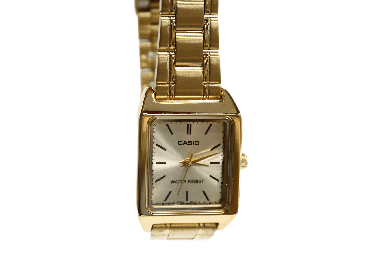 Casio Women's Stainless Steel Analog Gold Watch LTP-V007G-9EUDF