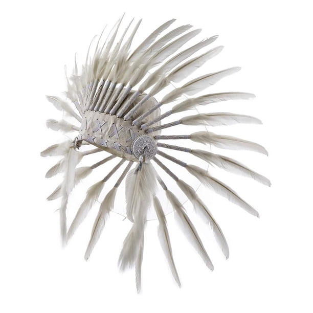 Atosa Tocado De Plumas Indio Para Adultos – Accesorio Multicolor De Poliéster Para Fiestas De Vaqueros Y Carnaval
